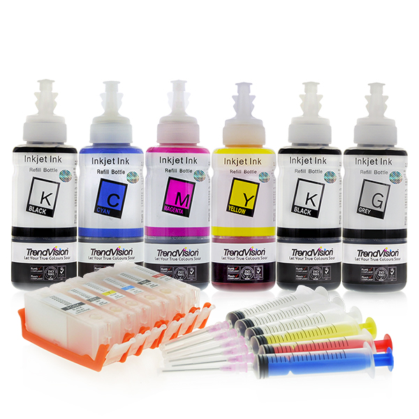 PG670XL and CLI671XL canon compatible refill cartridges